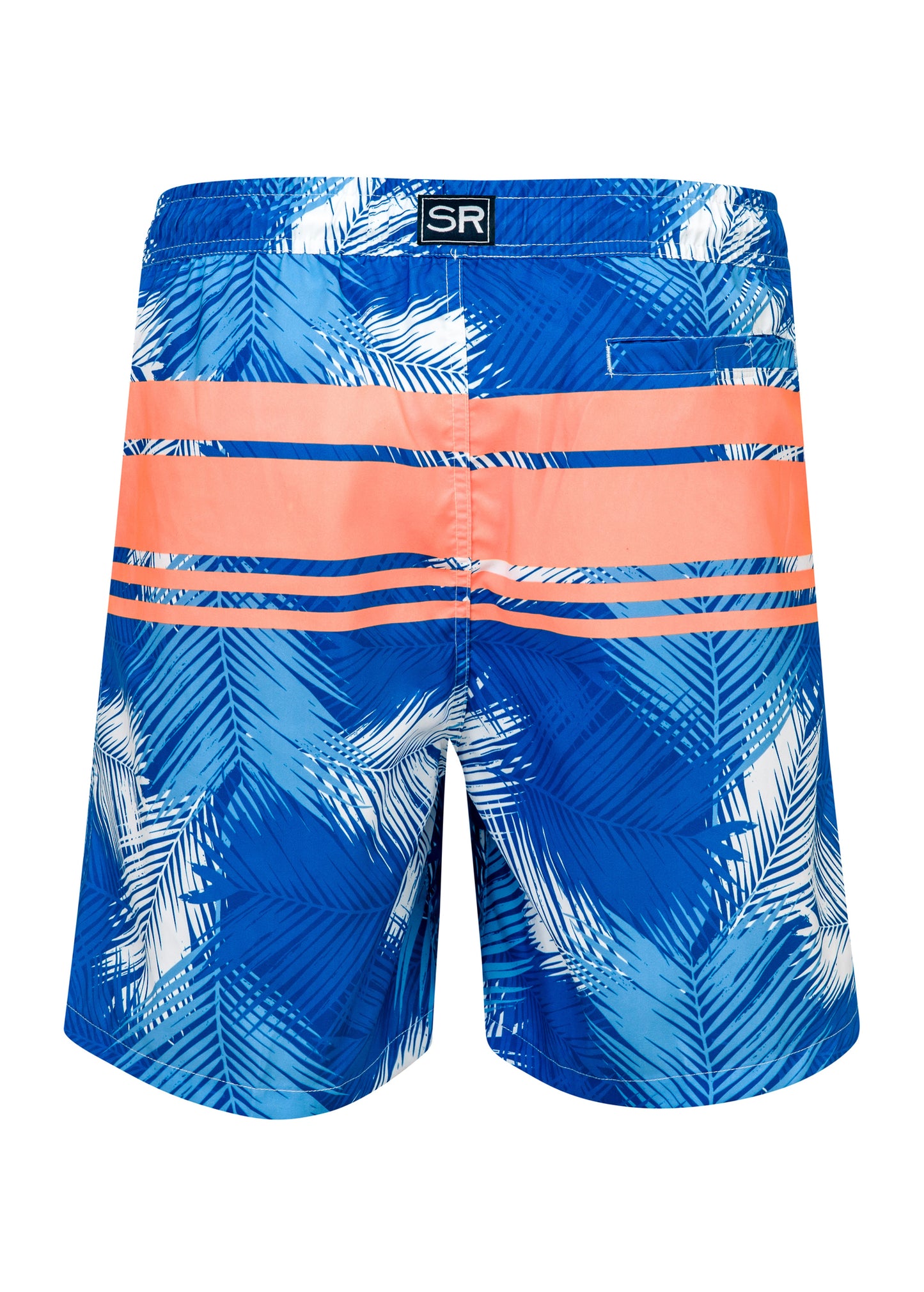 Tropical Neon Stripe Men's Boardie