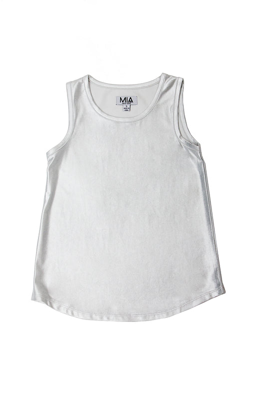 Metallic Tank & Mirror Shorts