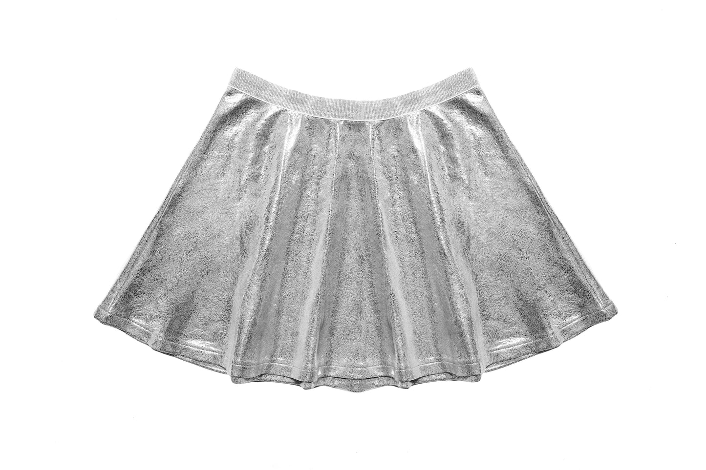 Sueded Ruffle Top & Skirt