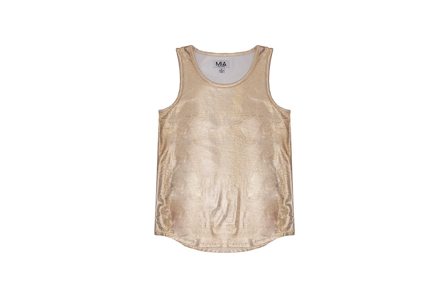 Gold Shirtail Snake Tank & Rainbow Shorts