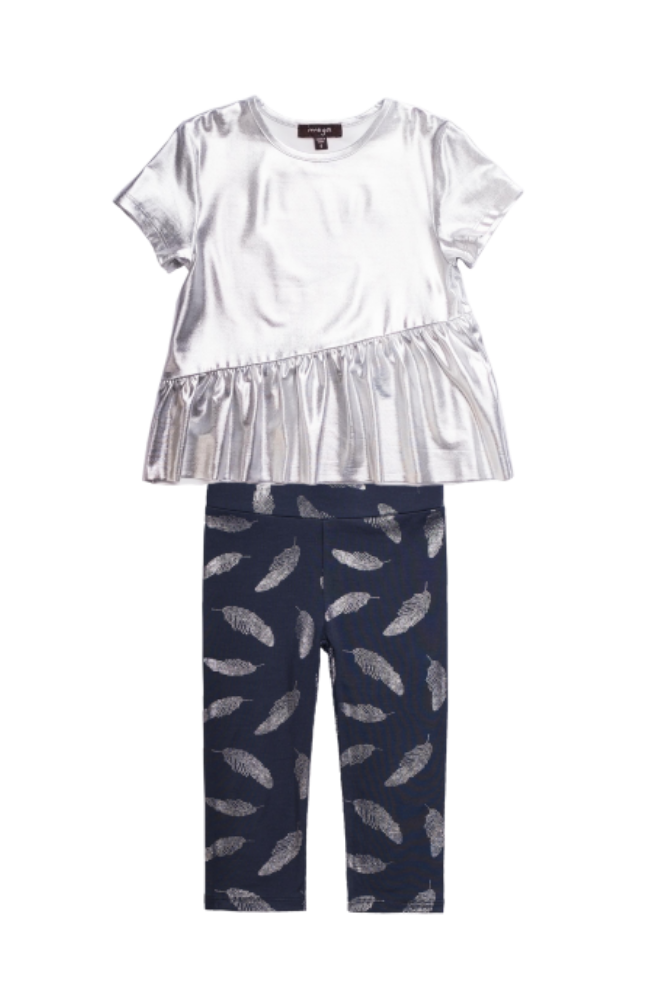 Andy Tee & Feather Leggings