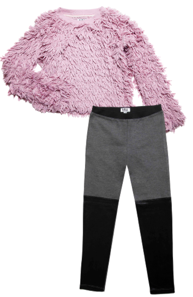 Textured Top & Leggings