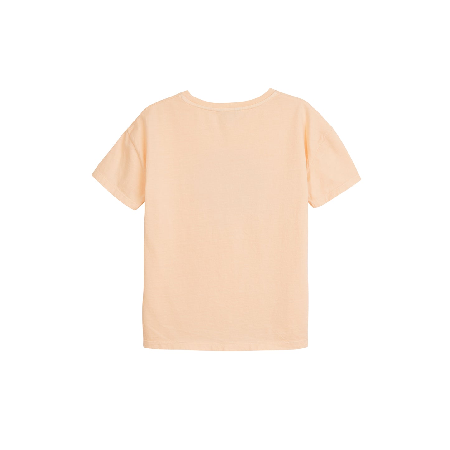 Sunset Tee & Ruffled Overlayer Mini Skirt