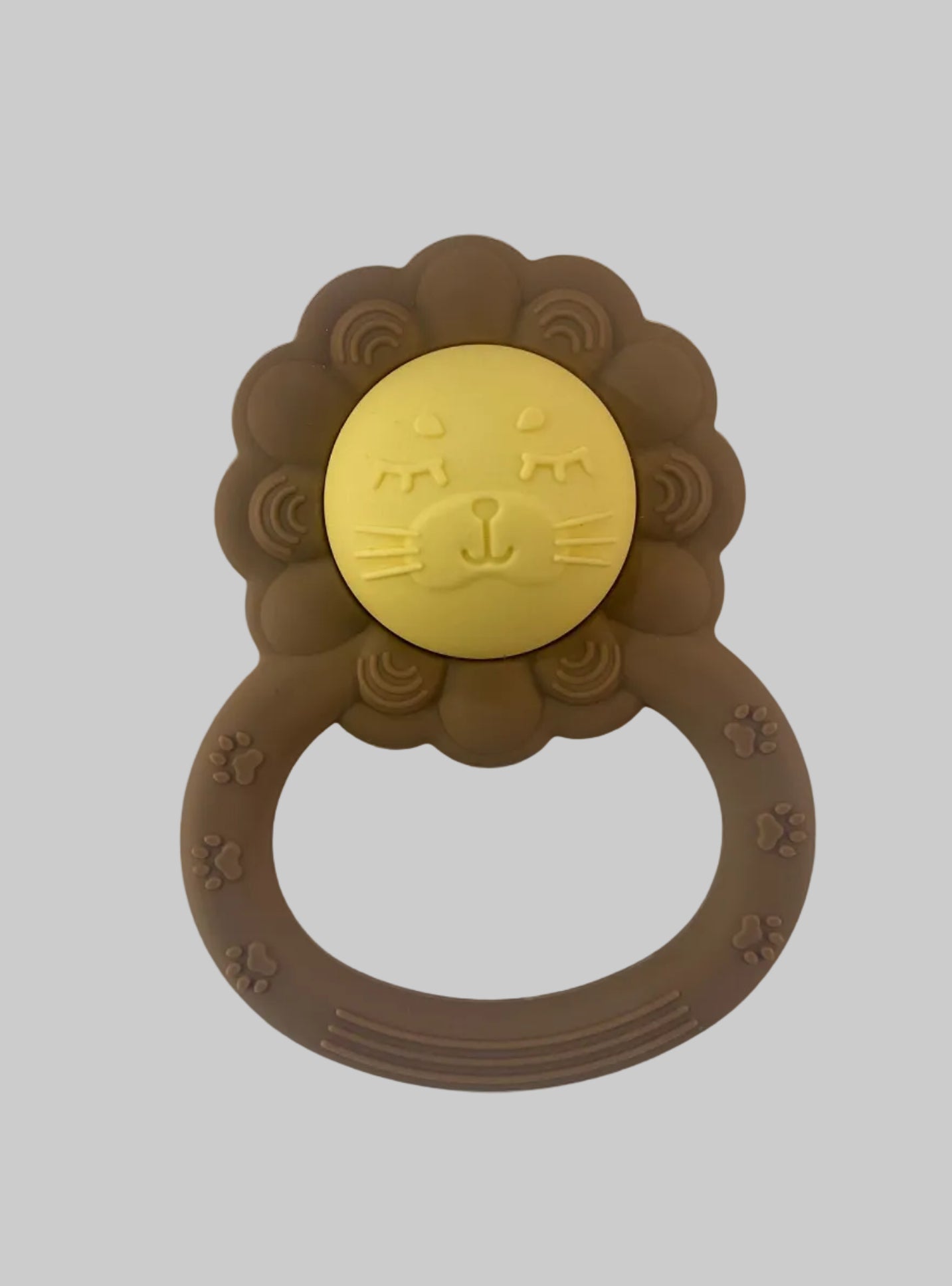 Silicone Lion Rattle