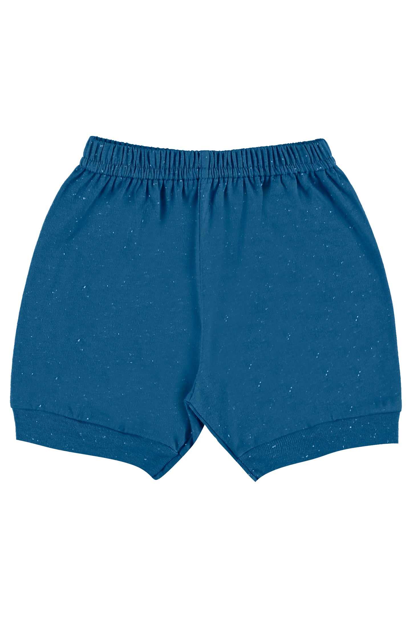 Chomp! Blue Print Bodysuit with Shorts & Bib