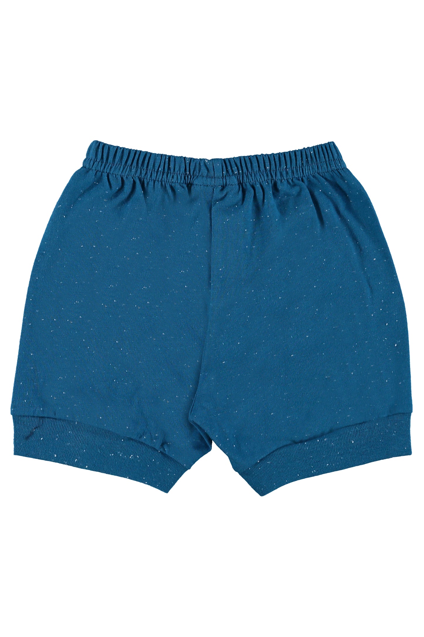 Chomp! Blue Print Bodysuit with Shorts & Bib