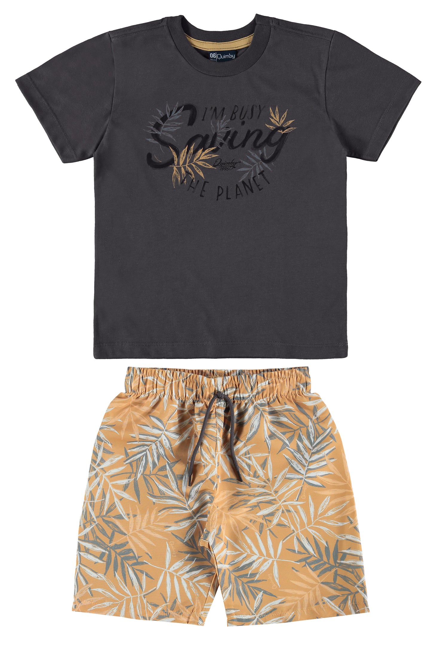 Saving Tee & Swim Shorts