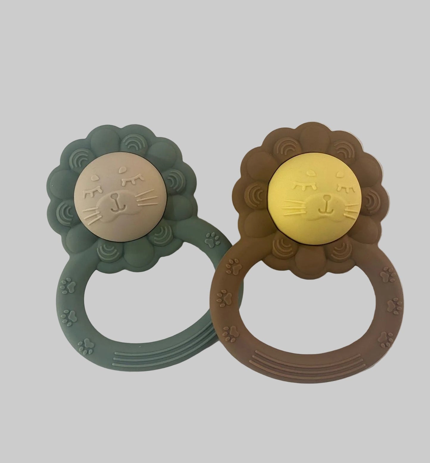 Silicone Lion Rattle