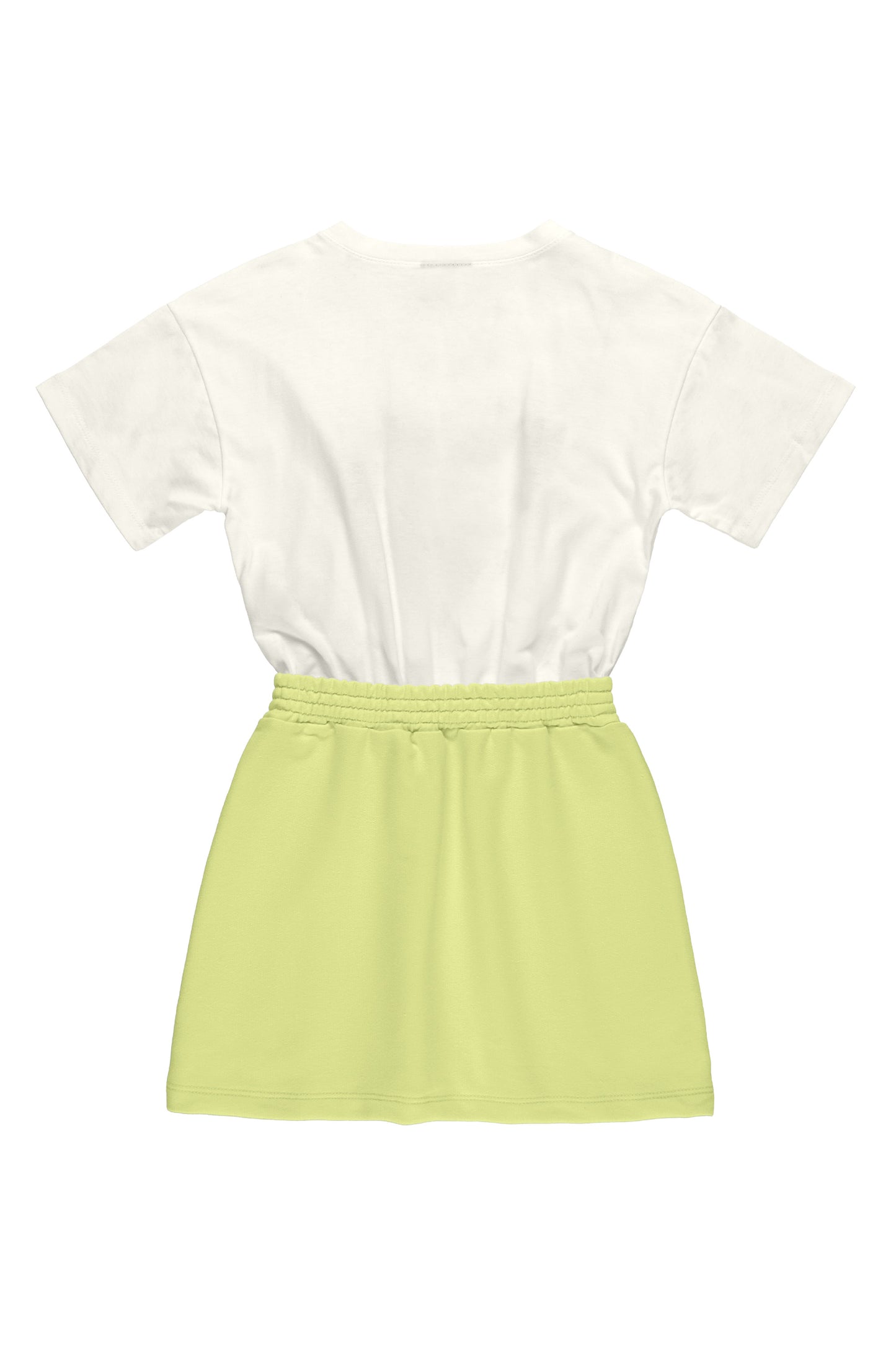 Sweat Shirt Skirt with Attached Tee & Suspenders