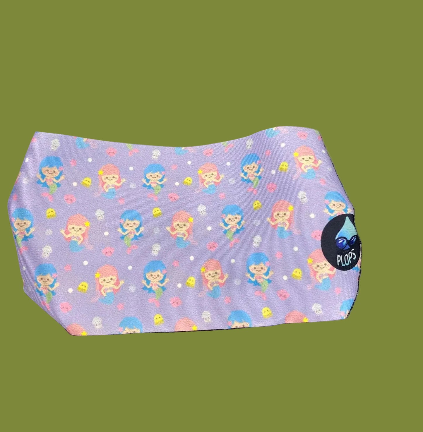Kids Goggles with Mermaid Print Headband