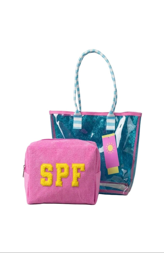 Clear Tote Bags set