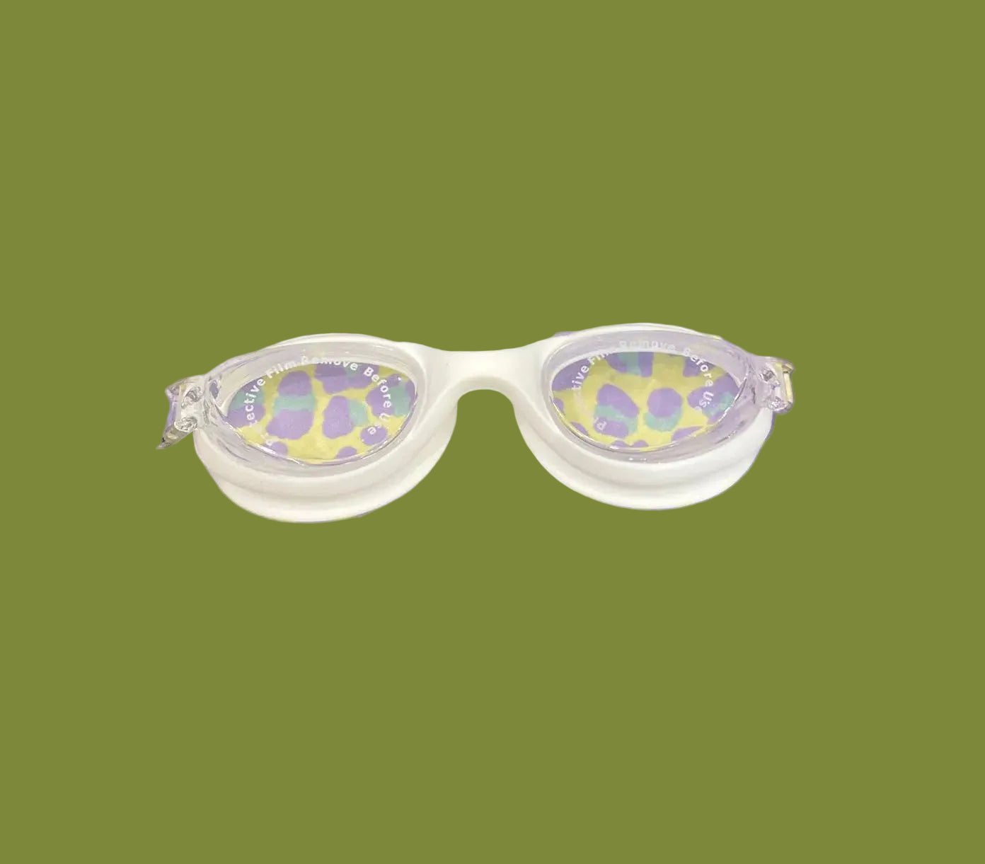 Kids Goggles with Leopard Headband