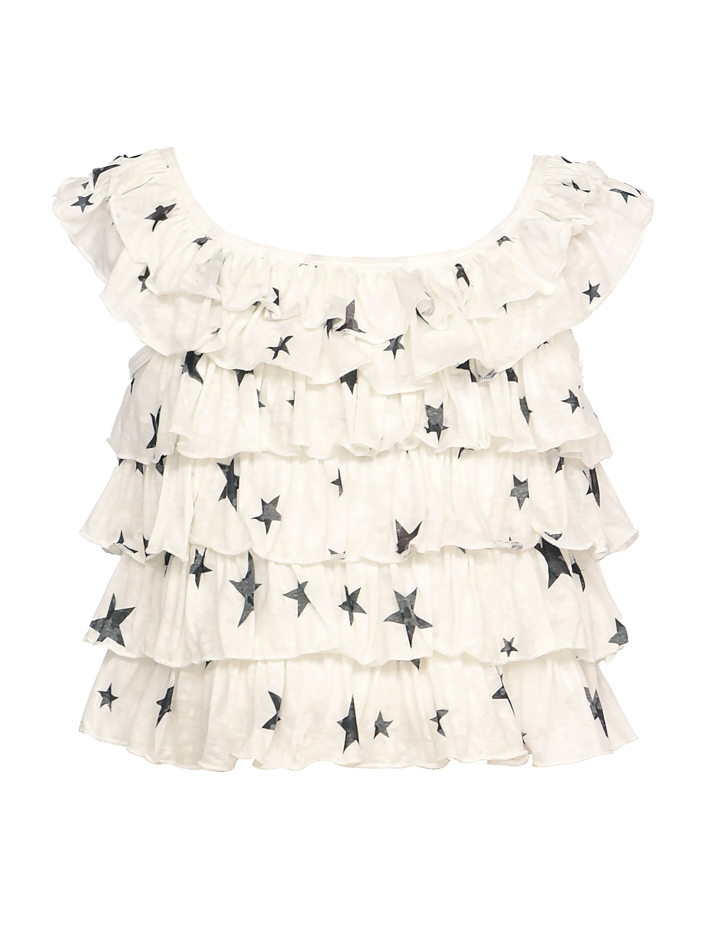 Star Ruffle Denim Set
