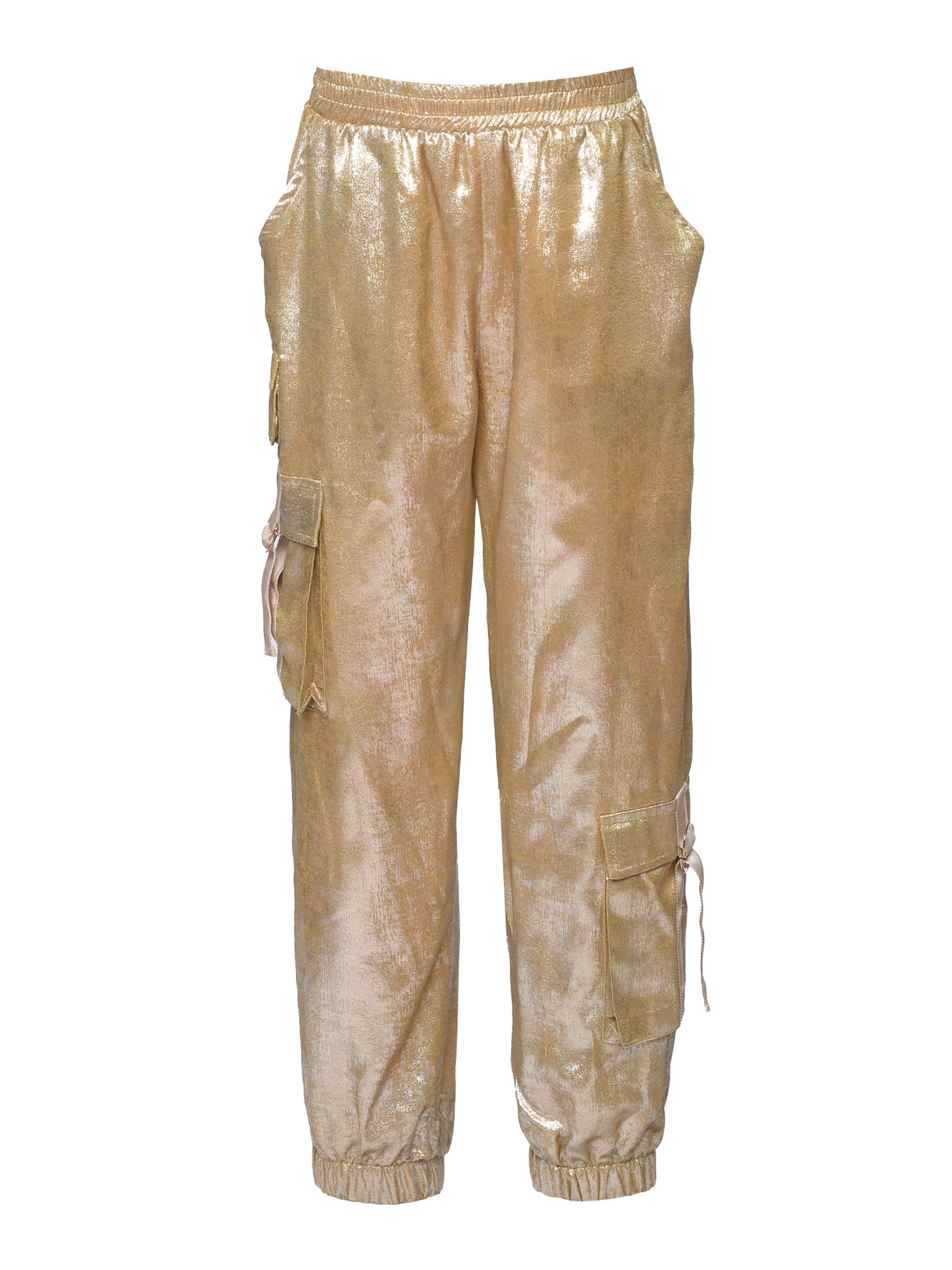 Heart Tee & Metallic Joggers