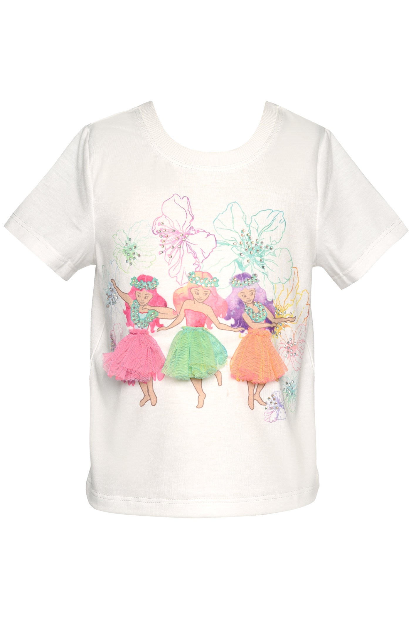 Hula Girls Top & Pleated Ruffle Shorts