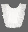 RUFFLE SMOKED TOP & DENIM SHORTS W/ FLOWER PATCH
