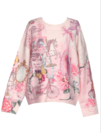 Vintage Sweater & Mesh Tutu Skirt