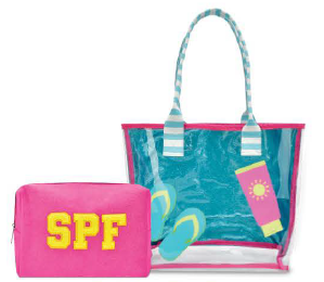 Clear Tote Bags set