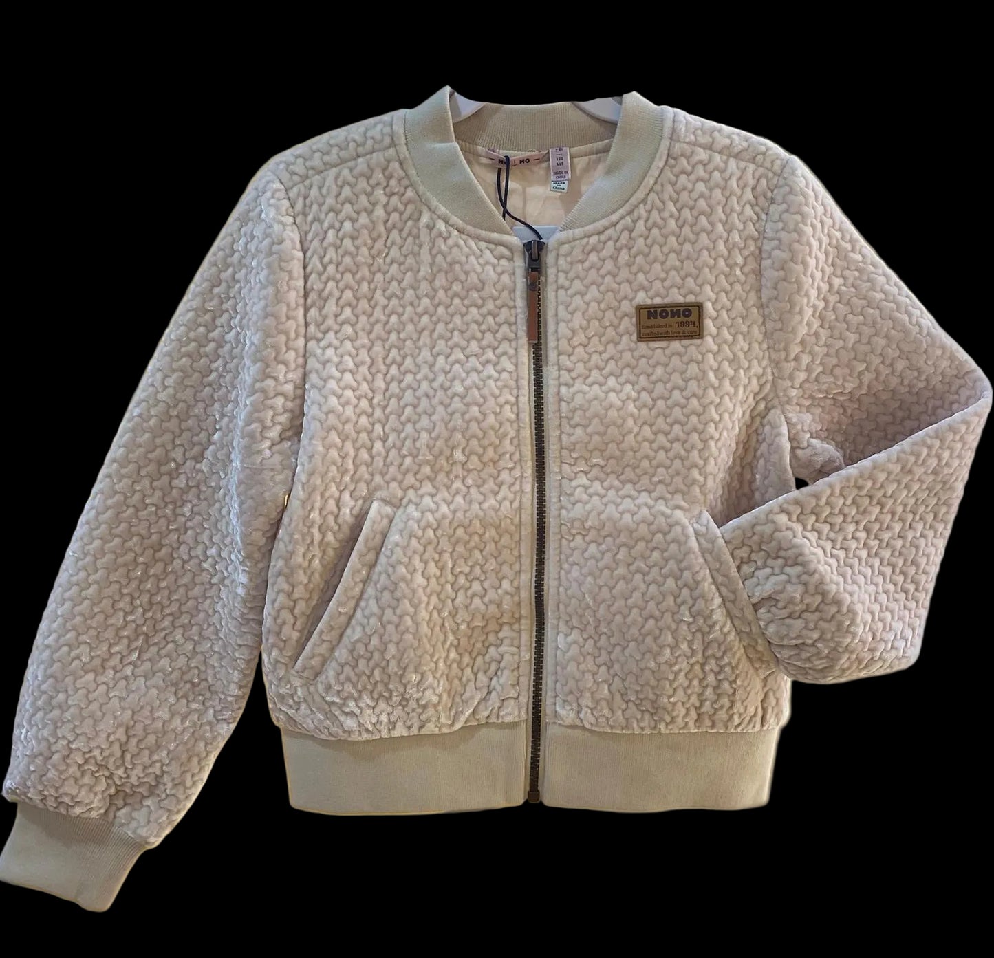 STEPPED VELVET JACKET