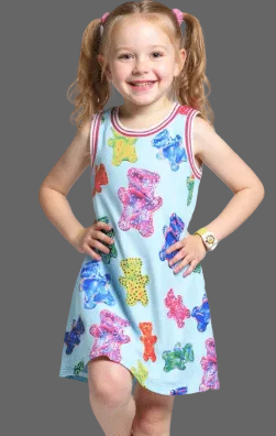 GUMMY BEAR PRINT DRESS