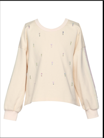 Sweatshirt w/rhinestone & Cargo Pants