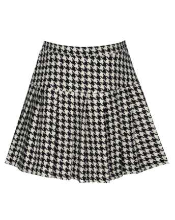 Sequence Bow Sweater & Tweed Skort
