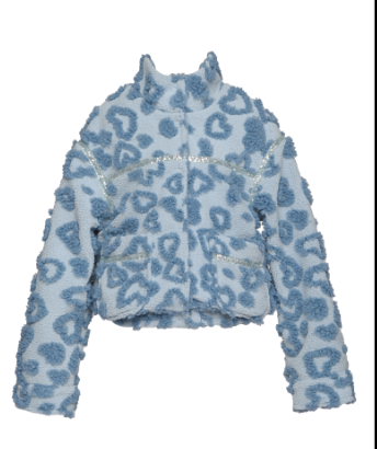 Faux Jacket w/ Embossed Heart