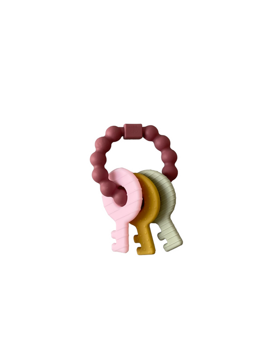 Key Teether in Mauve