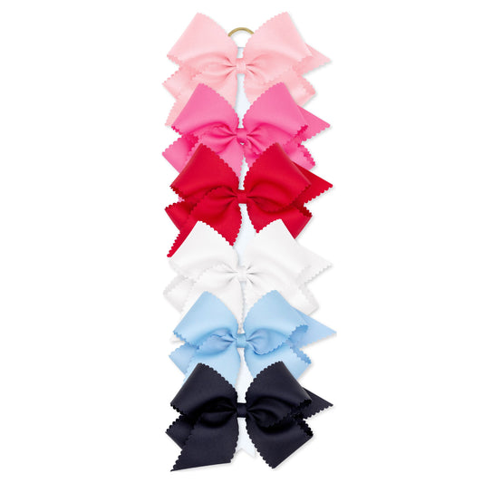 Scalloped Medium Bows