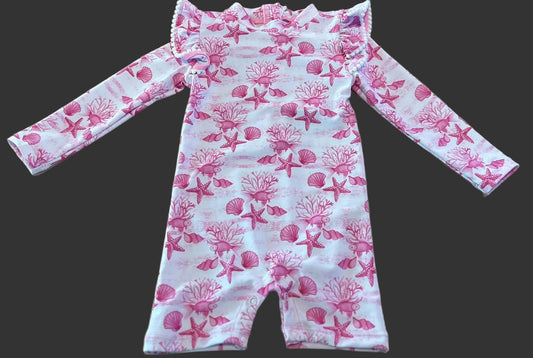 PINK LAGOON LS SUNSUIT