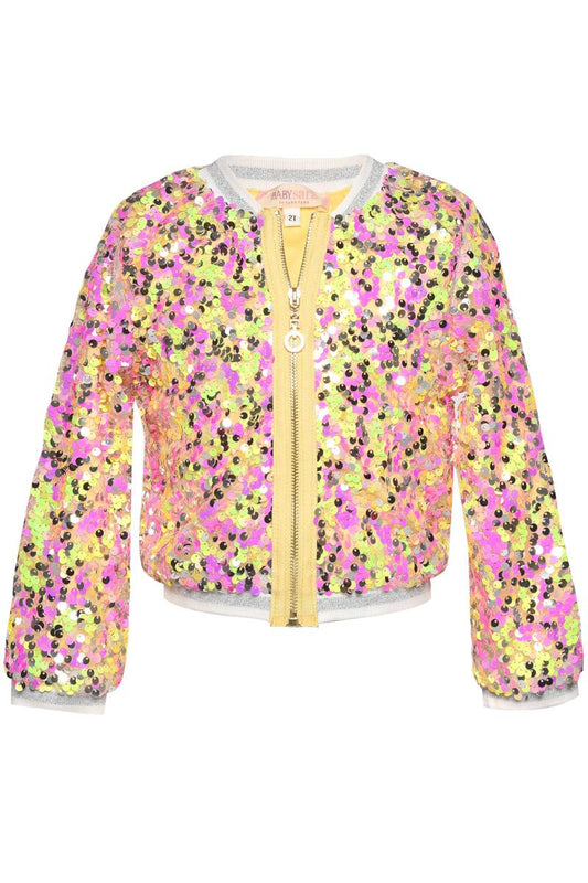Sequin Bomber Jacket
