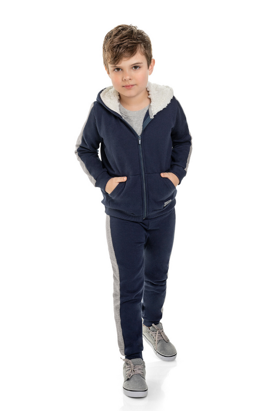 Navy Hooded Jacket & Joggers