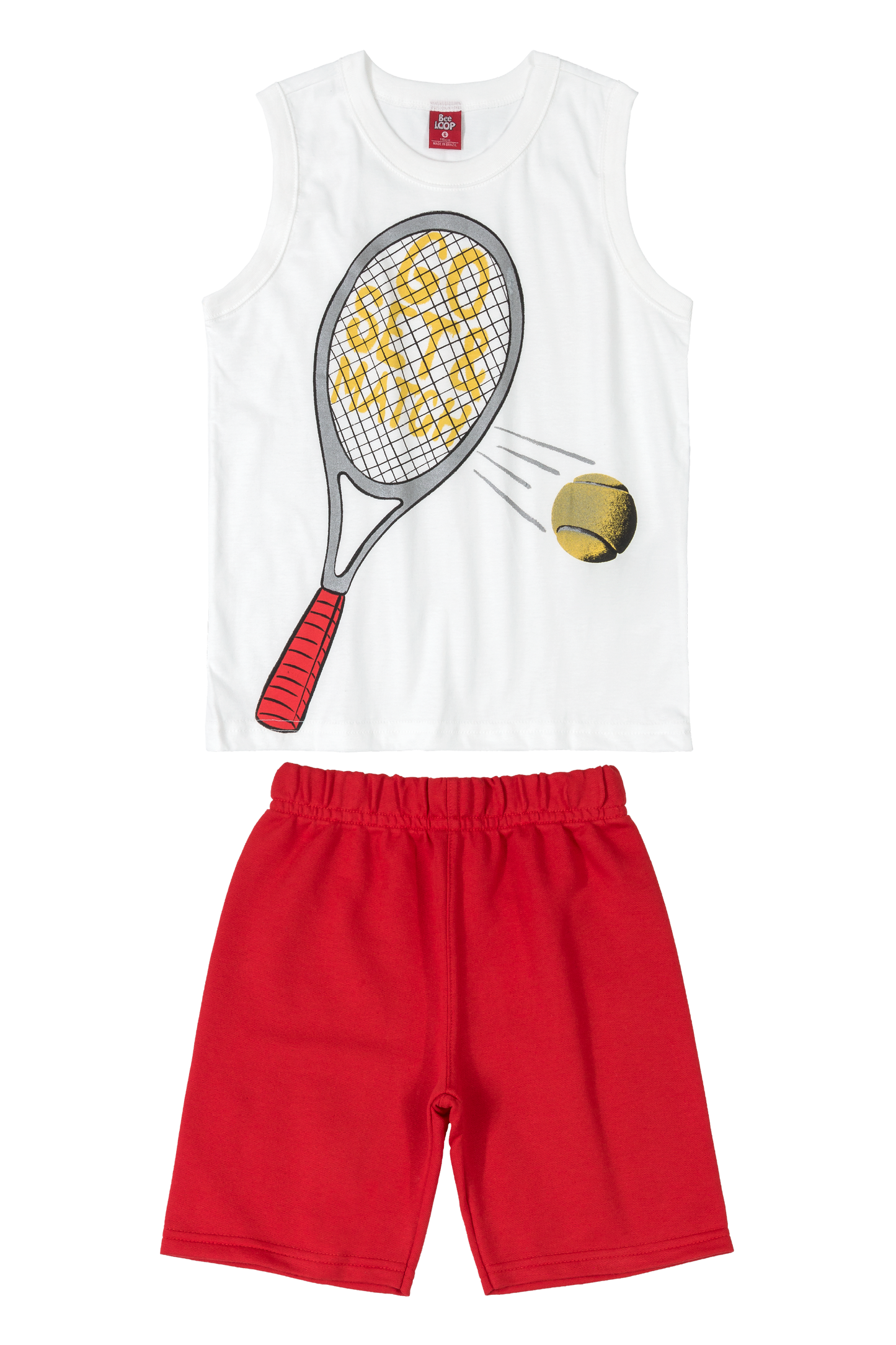Tennis Racket Tank & Shorts
