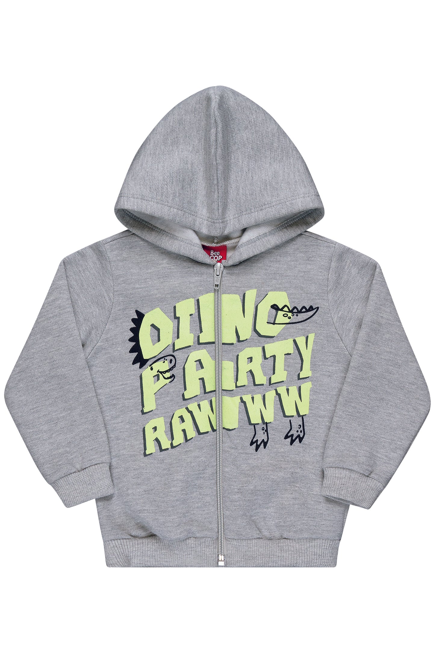 Dino Party Jacket and Camo Joggers in Neon