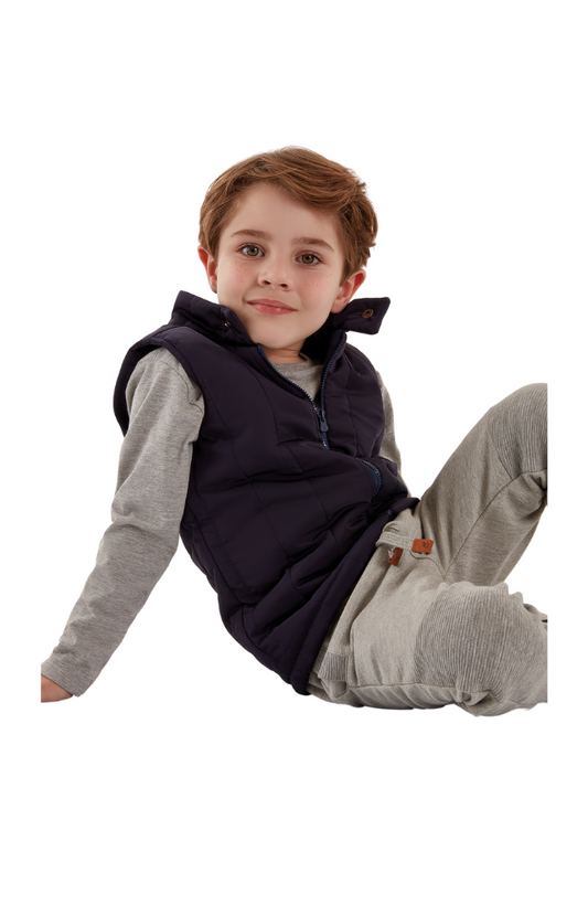 Quilted Woven Vest
