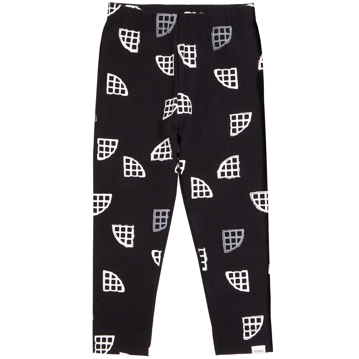 Waffle Knit Sweater & Waffle Abstract Leggings
