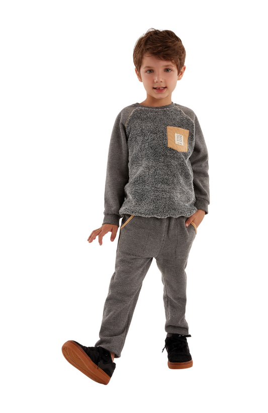 Fluff Sweat Shirt & Sweat Pants