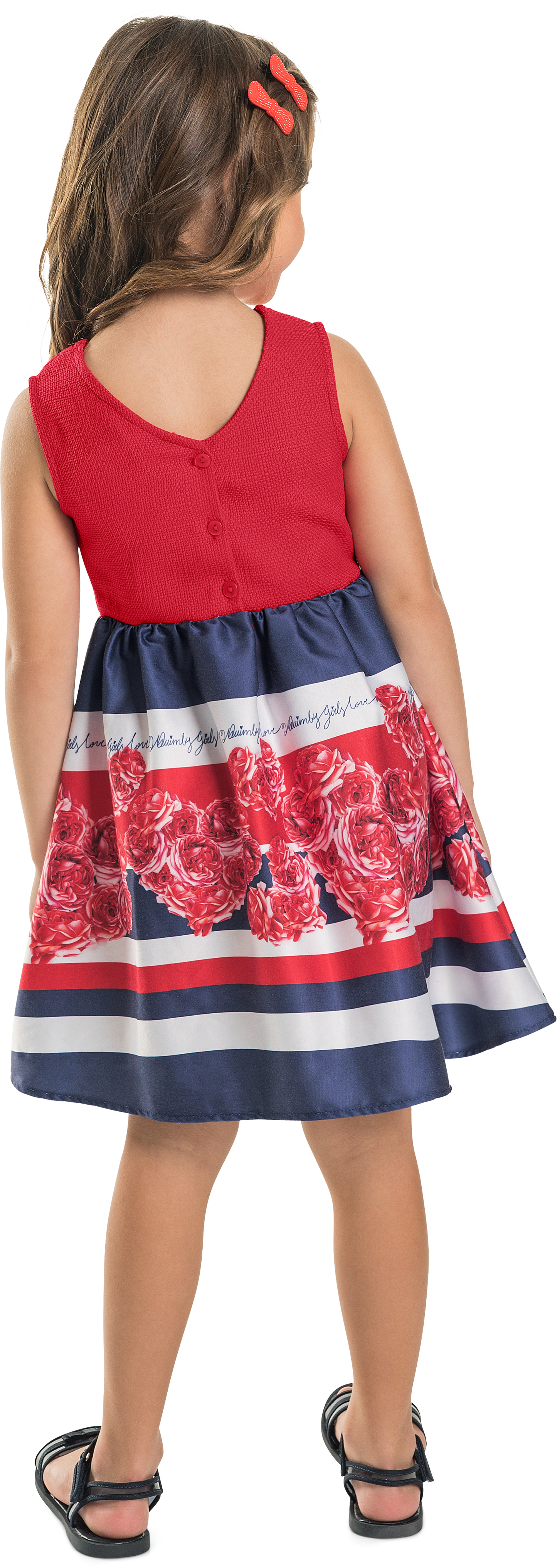 Woven Rose Dress