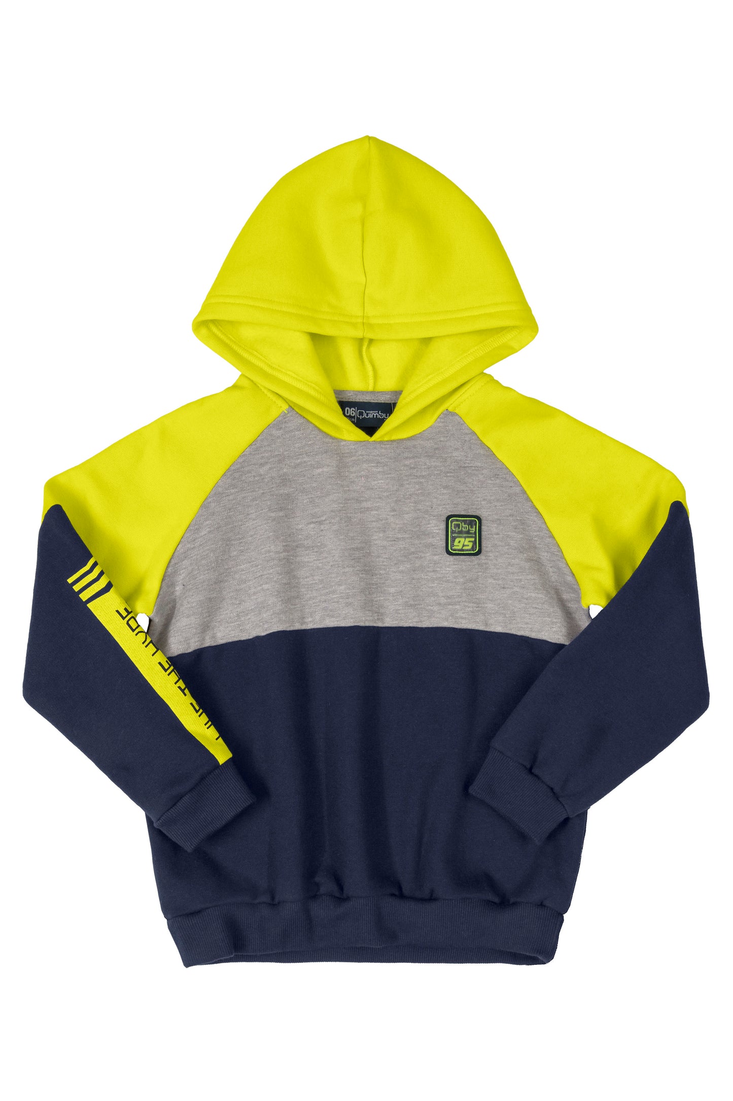 Color Block Hooded Sweatshirt & Joggers