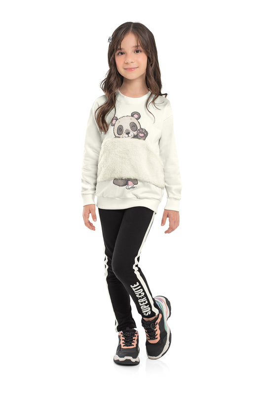 Panda Sweatshirt & Super Cute Leggings