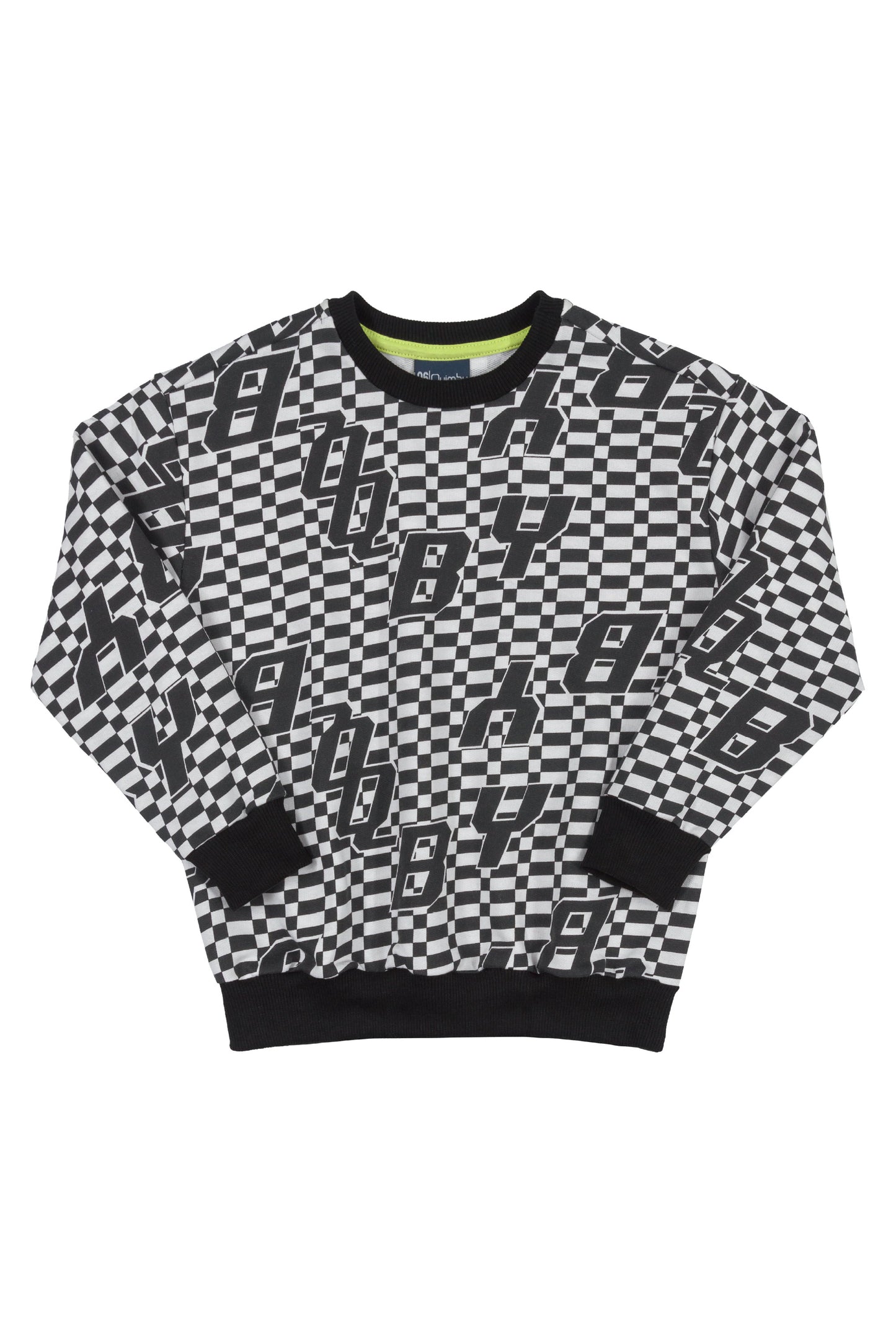 Checkered Sweatshirt & Joggers