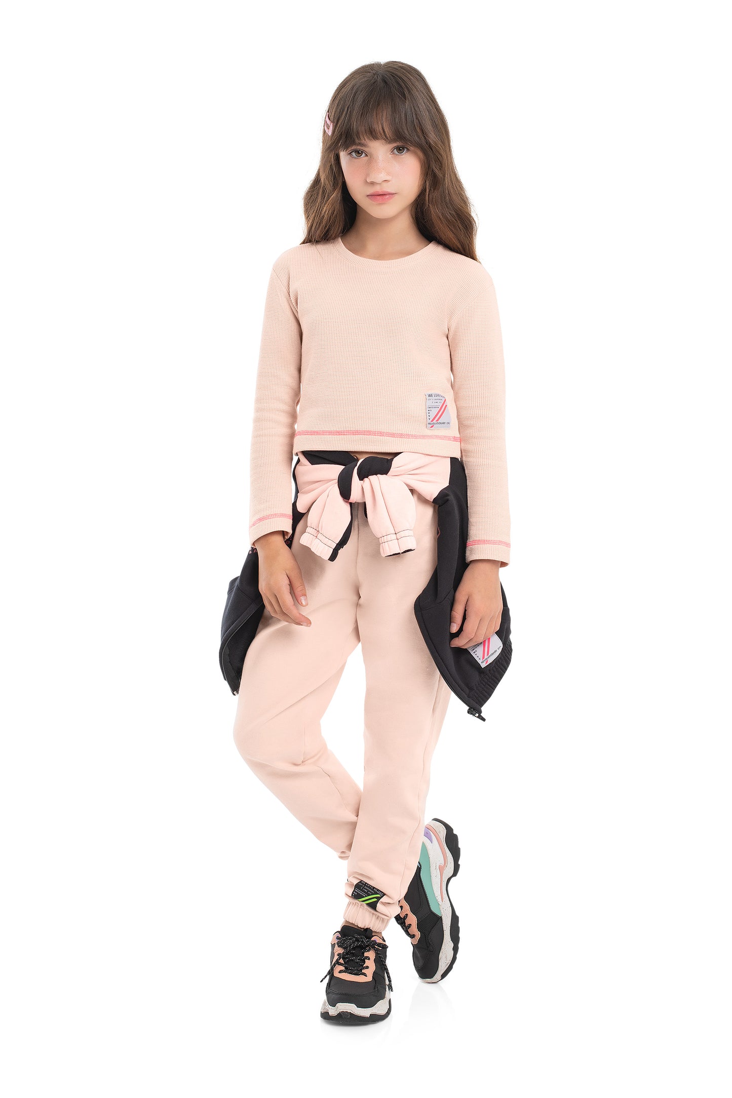 Zip Up Hoody, Knitted Tee, & Joggers