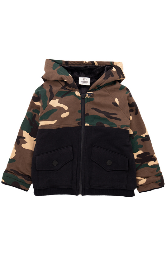 Camo Hooded Jacket
