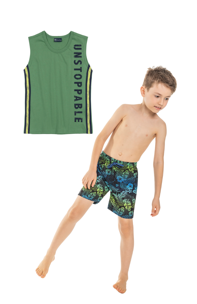 Unstoppable Top & Leafy Shorts