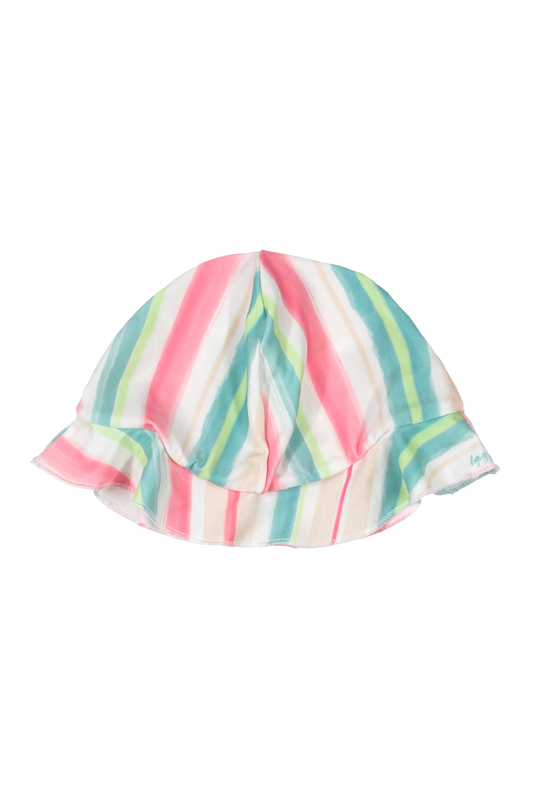 Pastel Stripe Beach Hat
