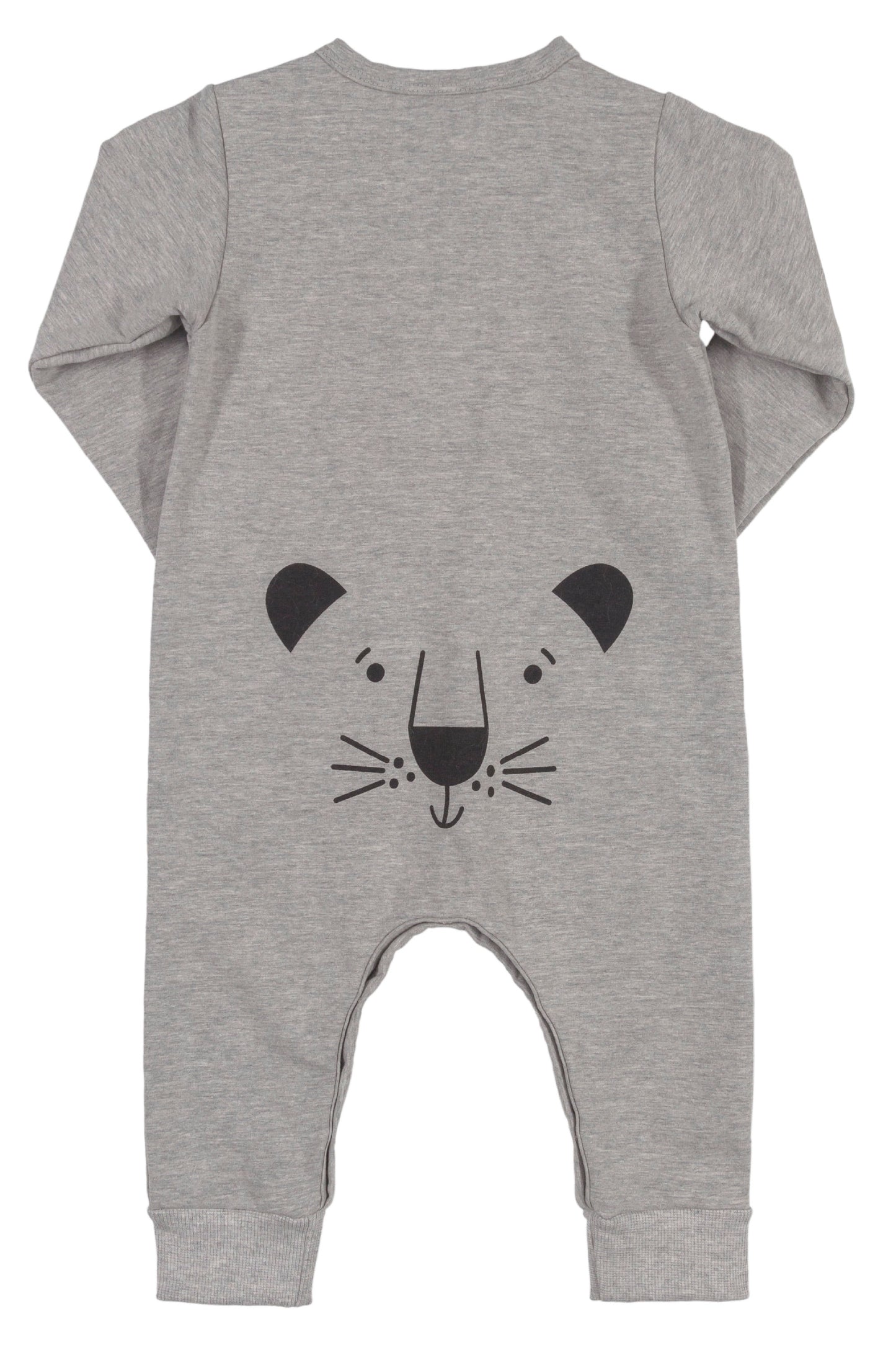 Little King of the Family Jumpsuit in Grey