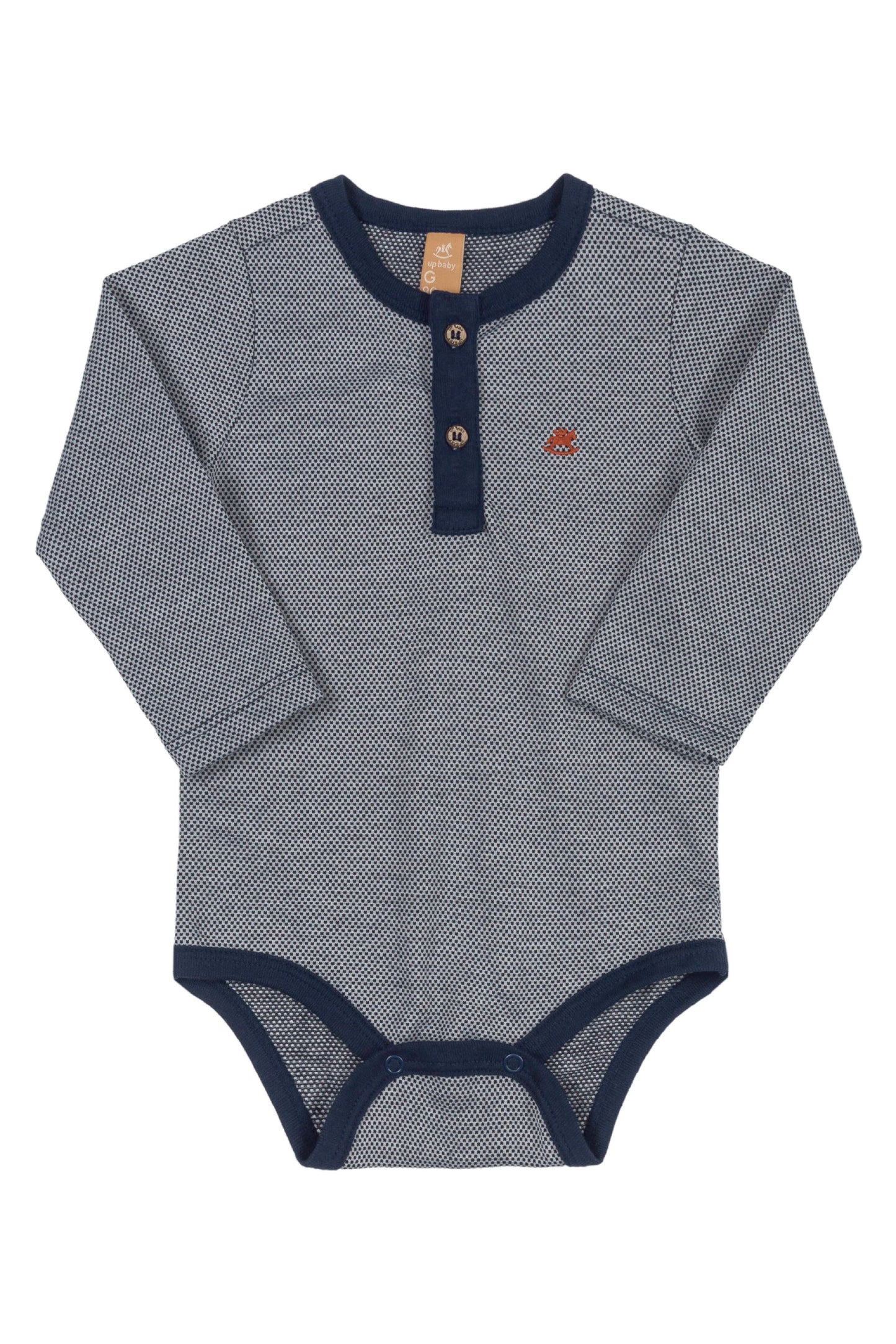 Piquet Bodysuit & Grey Pants