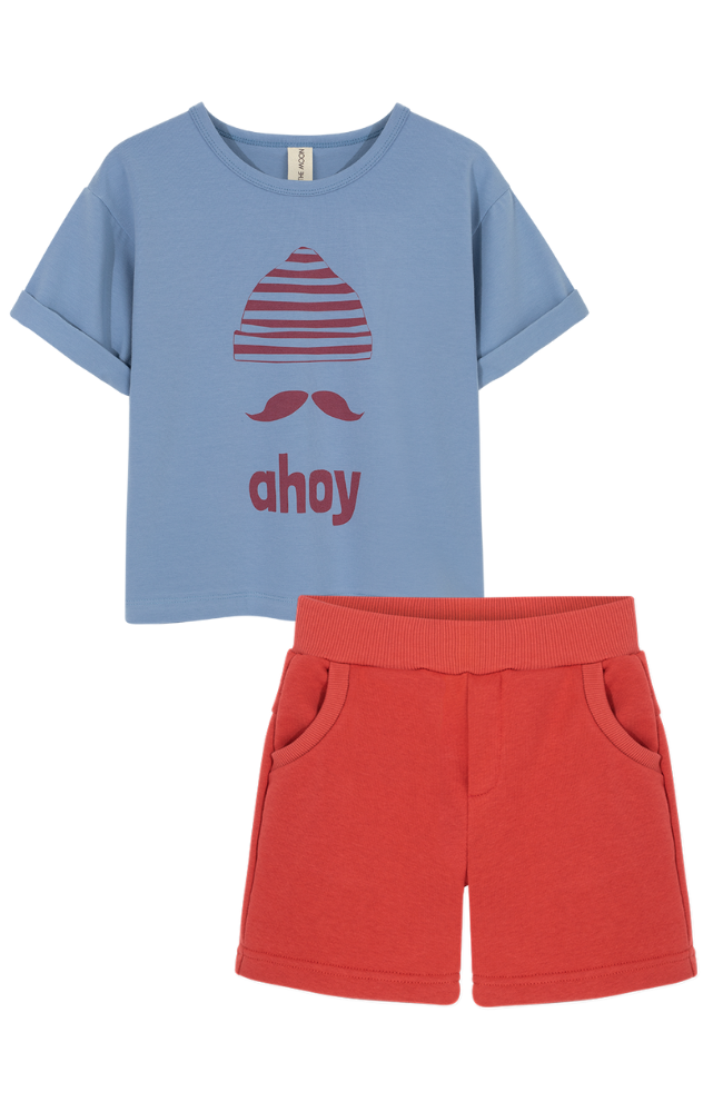 Sailor T-Shirt & Popcorn Shorts