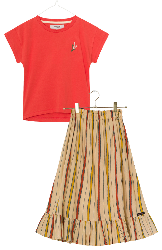 Rosemary T-Shirt & Fabie Skirt