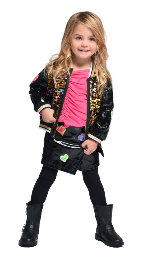Sequin Bomber Jacket